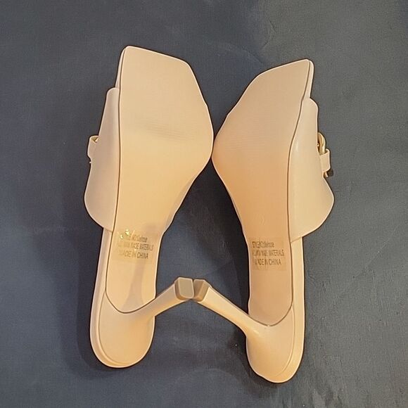 BRAND NEW SHOELAND SQUARE TOE SLIP-ON FOOT OPEN TOE GOLD CHAIN LINKING S…G1 - Picture 10 of 15